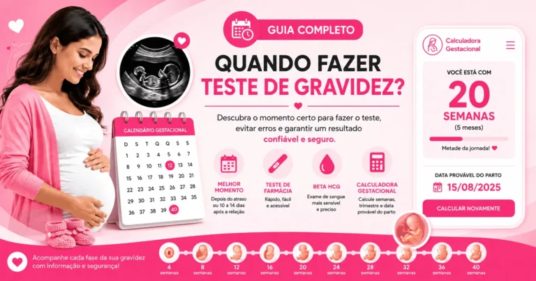 Quando Fazer Teste de Gravidez?