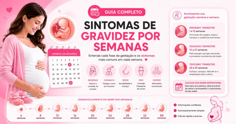 Sintomas de Gravidez por Semanas